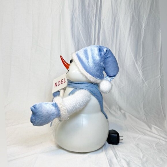 Vintage Y2K 13" Fiber Optic Blow Mold Snowman Christmas Decor - Picture 4 of 7